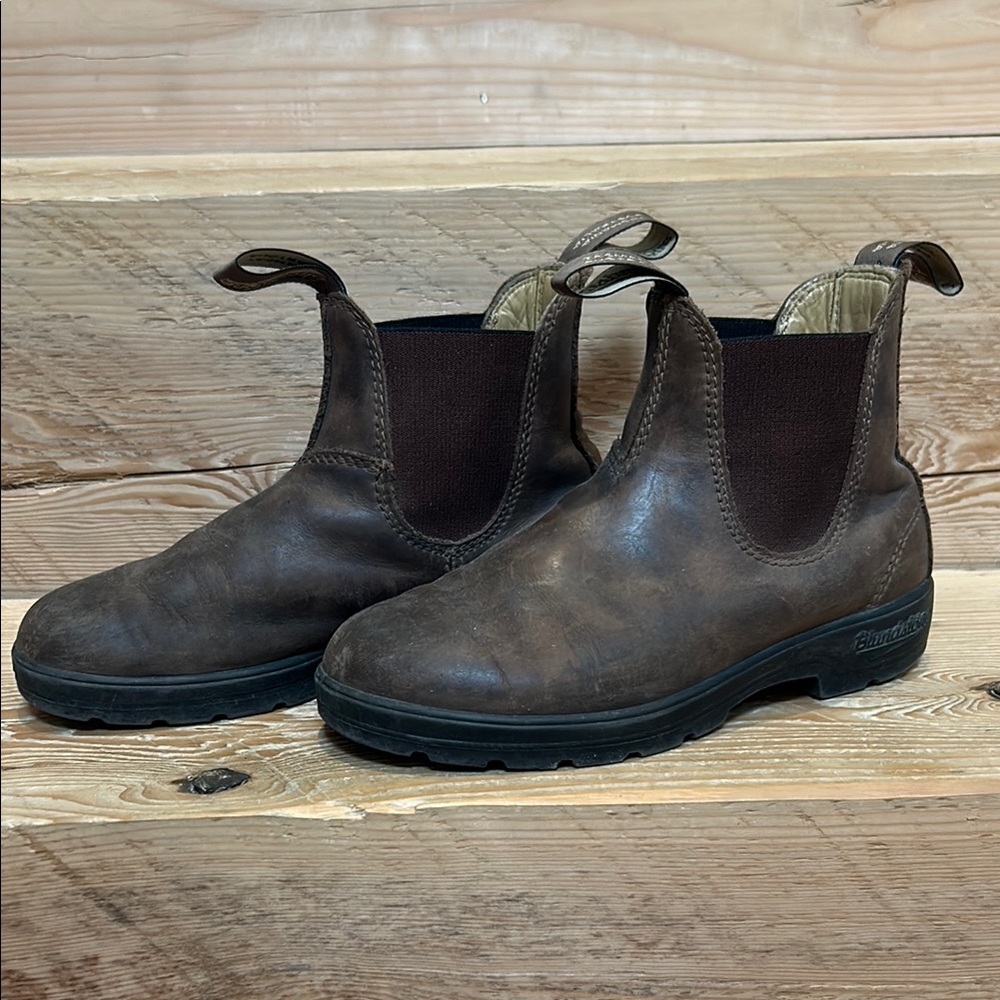 Blundstone Brown Chelsea Boots 4.5 AUS